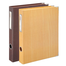 Comix Natural Wood Paper File Folder Elegance A4 2D Ring Binder